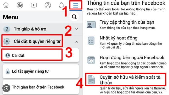 cach xoa tai khoan facebook nhanh